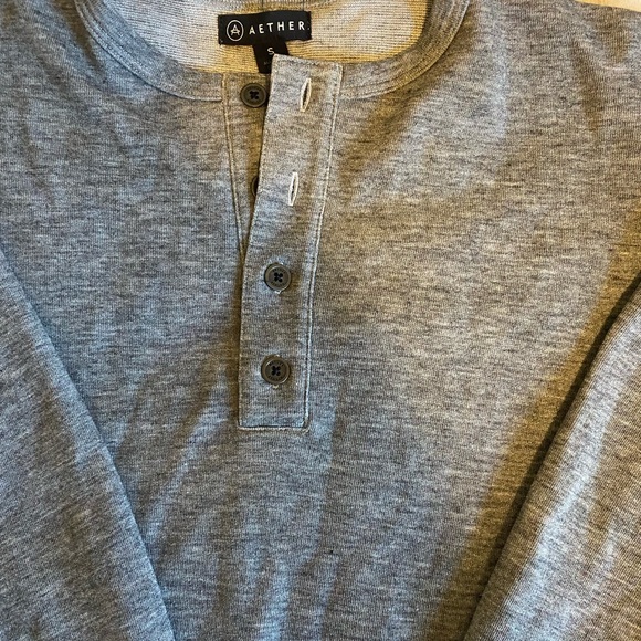 Aether Gray Henley - Picture 1 of 7